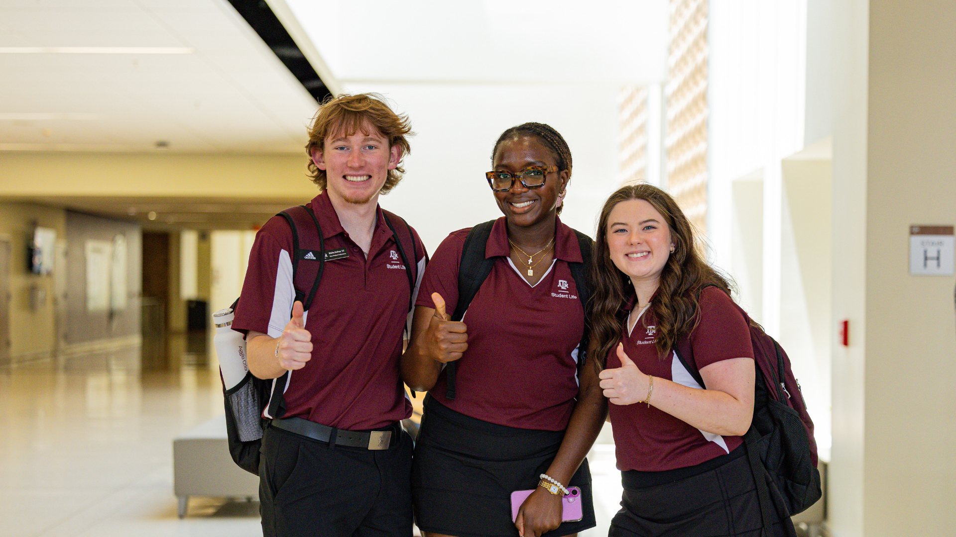 Aggie Orientation Leaders guide students during the New Student Conference.