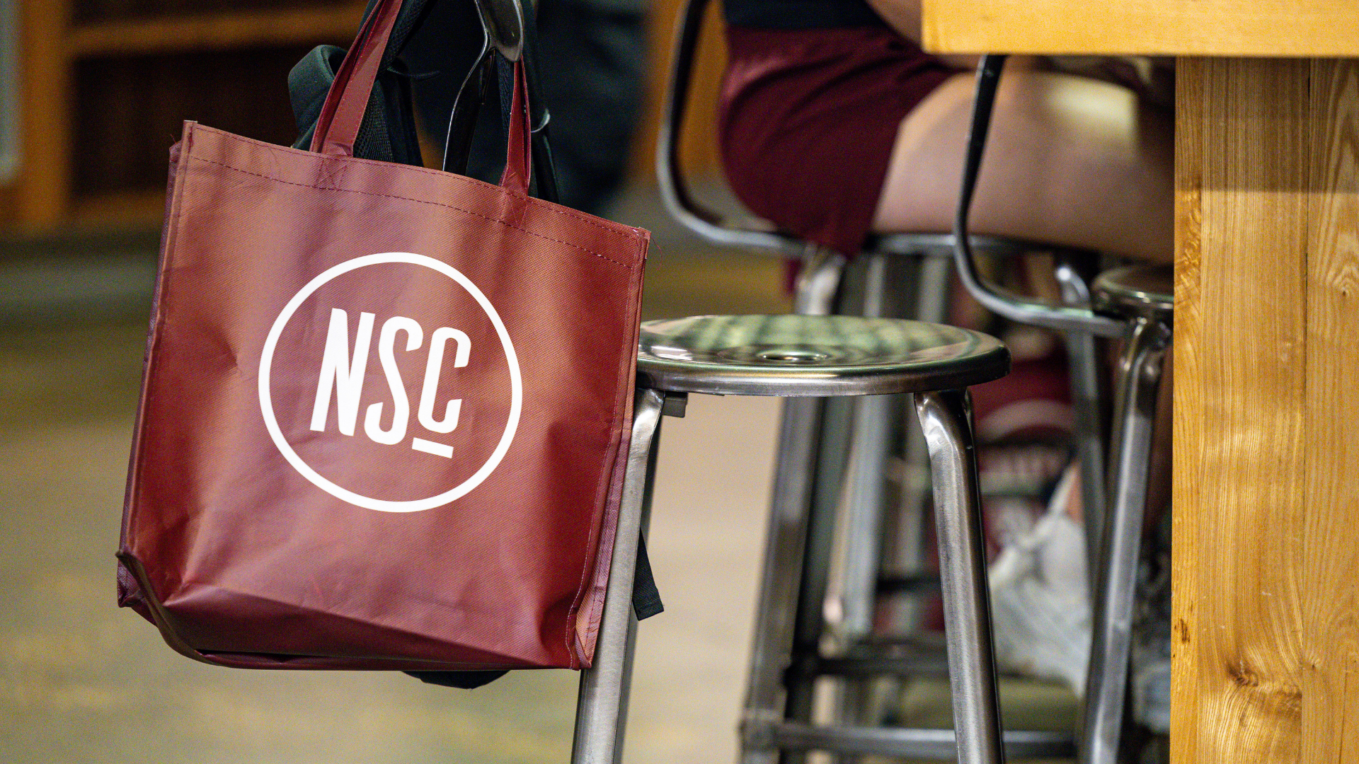 A students materials during the New StudentsConference.